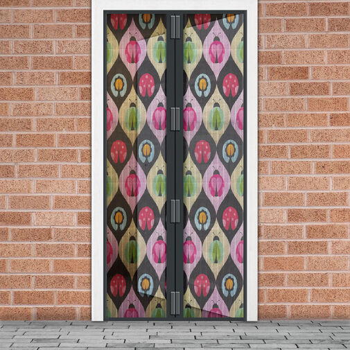 11398R • Szúnyogháló függöny ajtóra - mágneses - 100 x 210 cm - bogaras