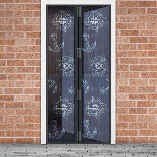 11398S • Szúnyogháló függöny ajtóra - mágneses - 100 x 210 cm - horgonyos