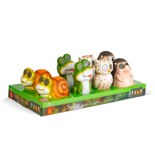 11420B • Szolár állatfigurák - 4 féle - mozgó szemekkel - 104 x SMD LED - 20 cm
