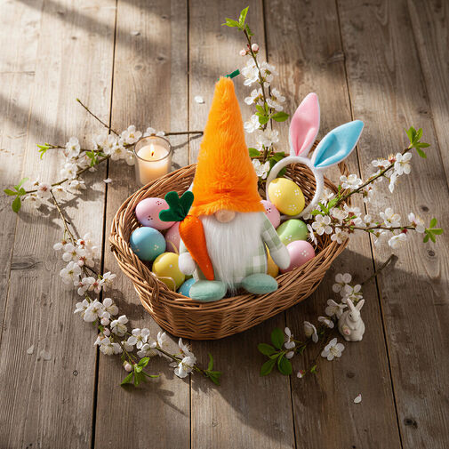 11573 • Textil dekoráció - manó - 25 cm