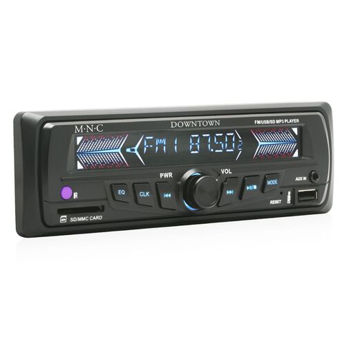 39710BK • M.N.C MP3-as autórádió USB / SD / MMC / AUX bemenettel