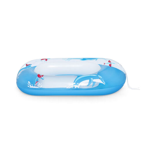 56401 • Felfújható csónak - 102 x 69 cm - kék, delfines