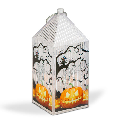 56566 • Halloween-i LED lámpás - tök - narancs LED - 2 x LR44 - 4 x 4 x 9,5 cm