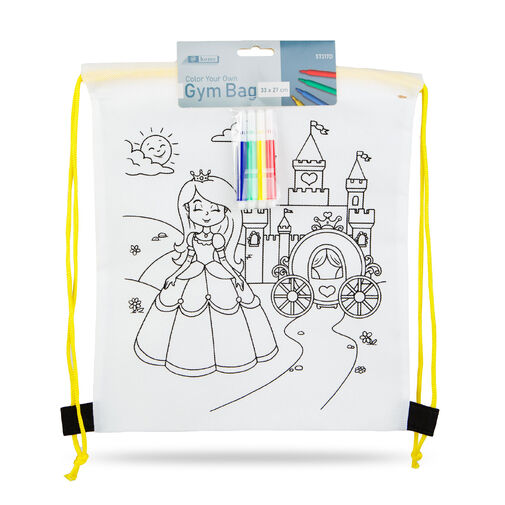 57317D • Színezhető tornazsák - 4 filccel - 33 x 27 cm - 4 féle