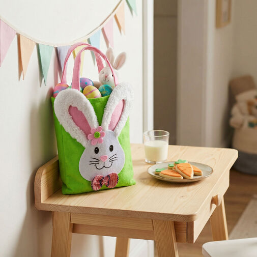 57982 • Húsvéti filc táska - nyuszi - 24 x 20 cm - 2 szín