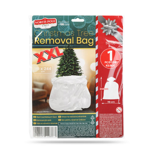59706 • Karácsonyfa zsák - fólia - 119 x 244 cm