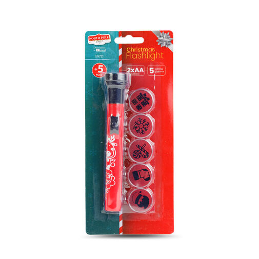 59721 • Karácsonyi zseblámpa - LED-es, 5 féle világítási minta