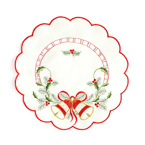 59723 • Karácsonyi asztalterítő - hímzett - 29 cm - 3 féle