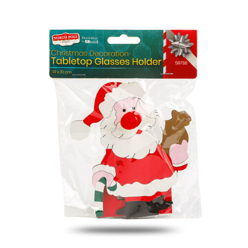 59738 • Karácsonyi dekoráció - asztali szemüvegtartó - 14 x 10 cm - 4 féle