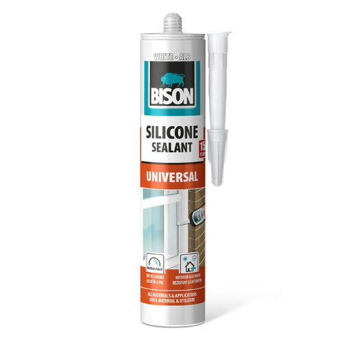 B03395 • Bison Univerzális szilikon, fehér, 280ml