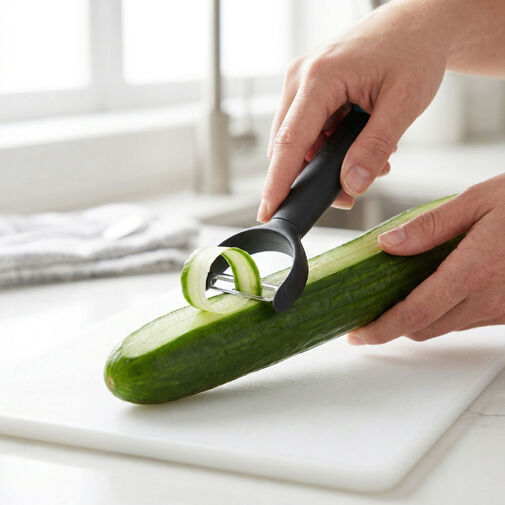 BS41176 • Baker's Secret konyhai hámozó - rozsdamentes acél - 18 x 6,5 x 2,2 cm