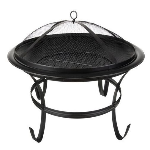 DA00115 • Kerti grill fedővel - 56 cm - fekete