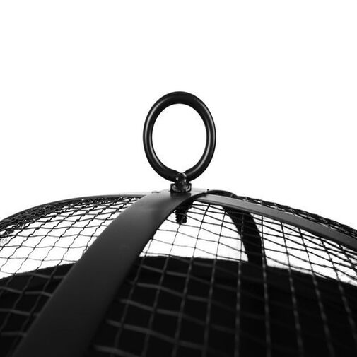 DA00115 • Kerti grill fedővel - 56 cm - fekete