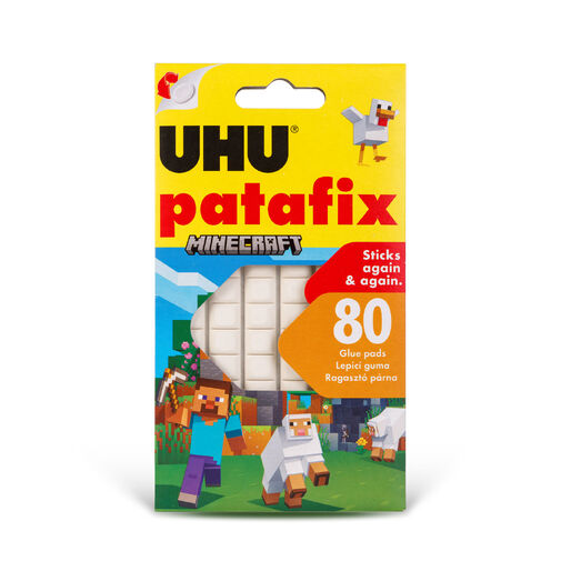 U41988 • UHU Patafix gyurmaragasztó - fehér - 80 db - Minecraft
